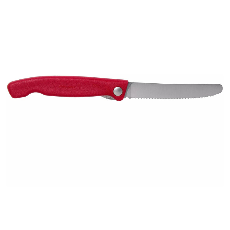 Victorinox Swiss Classic Folding Paring Nóż ze stali nierdzewnej Czerwony