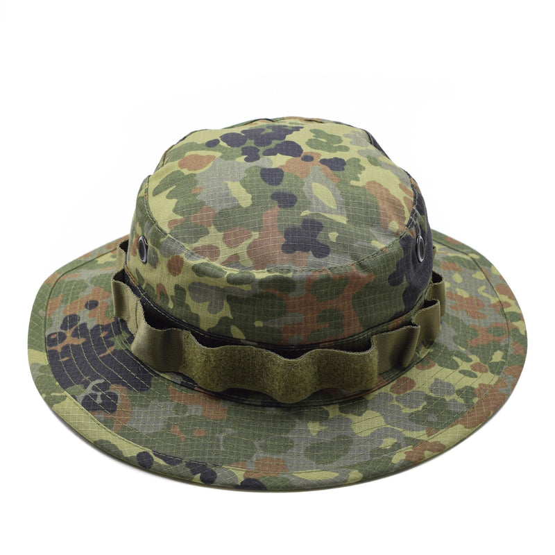 Marka Tacgear Niemiecki styl wojskowy boonie hat flecktran camo szerokie brzegi ripstop