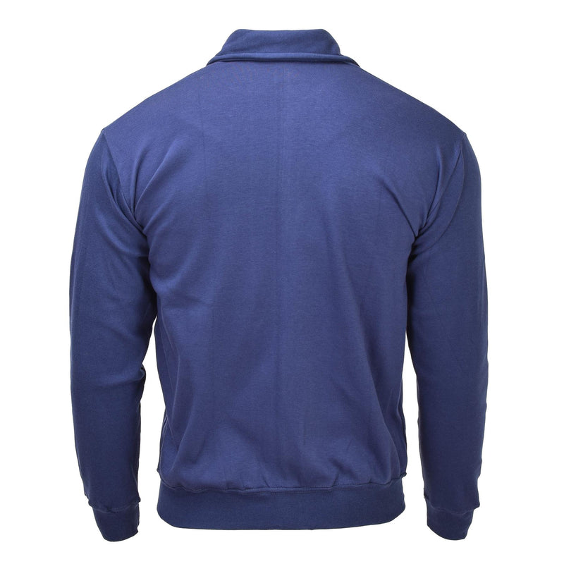 Oryginalna włoska misteria powietrza wojskowa Blue Sport Full Zip Sportswear Nowa nowa