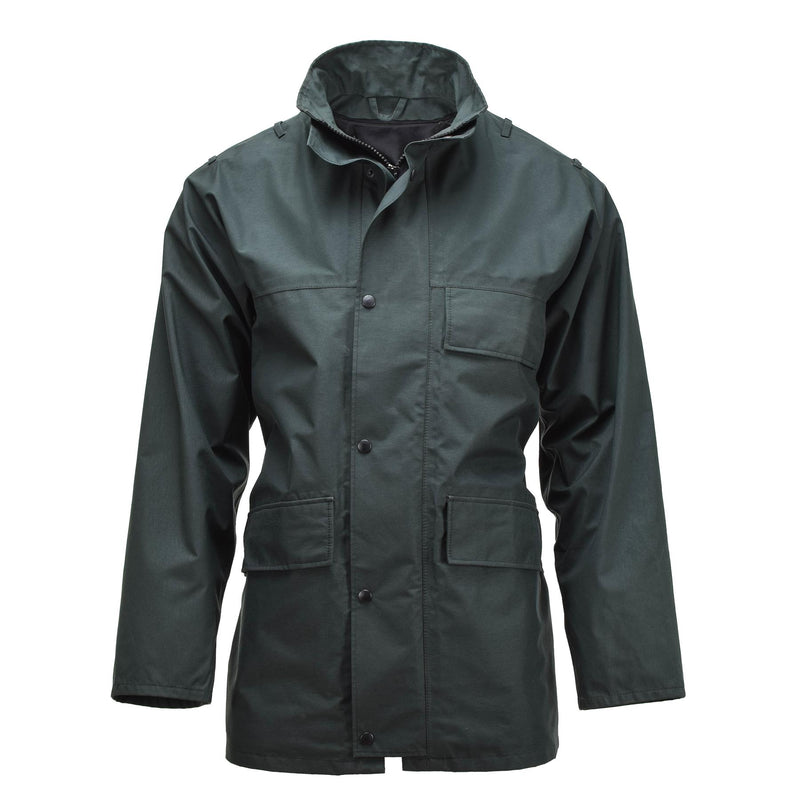 Oryginalne brytyjskie oddziały policyjne kurtka deszczowa Goretex Parma Waterproof Coat Green