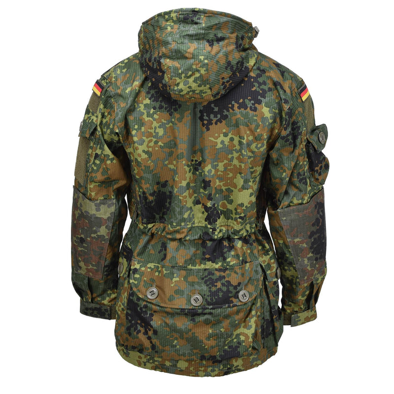 Leo Kohler wojskowy Ripstop Smock Flecklecktarn Camouflage Tactical Cordura