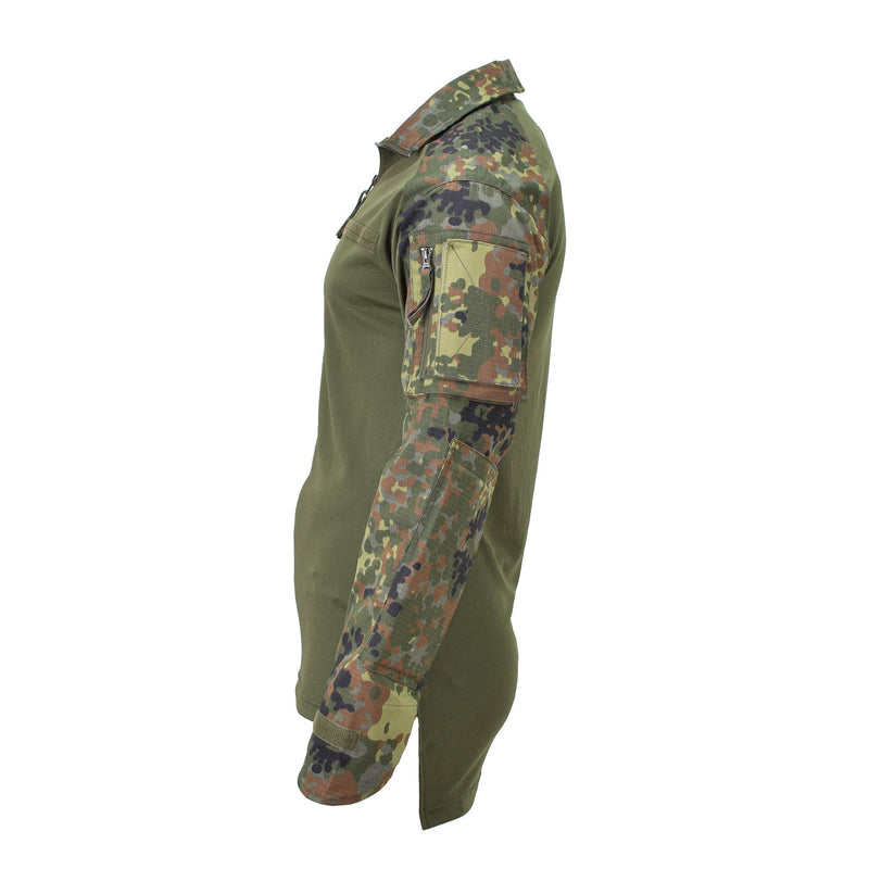 Tacgear marka niemiecko -armia koszule bojowe oddziały bolesne Flecklecktarn Camo