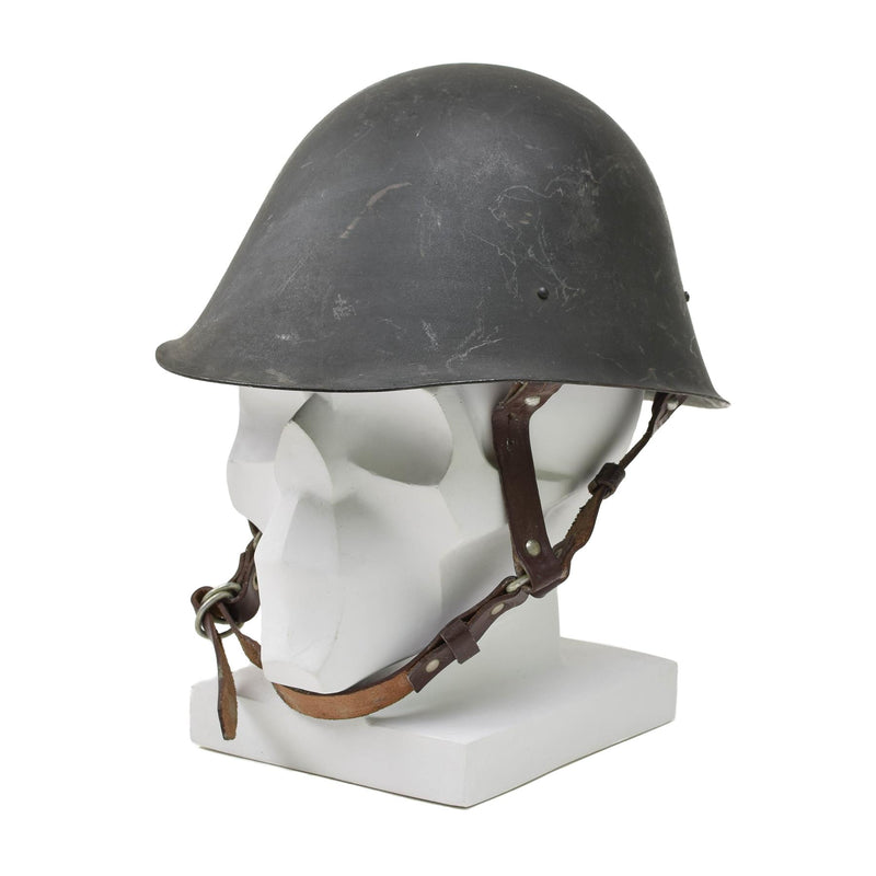 Oryginalny rumuński hełm taktyczny taktyczny M73 Paratrooper Chinstrap Olive