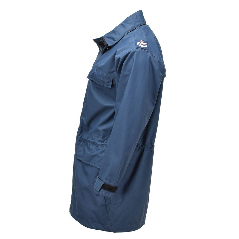 Oryginalna brytyjska królewskie siły powietrzne kurtka deszczowa Goretex RAF Wet Weather Coat