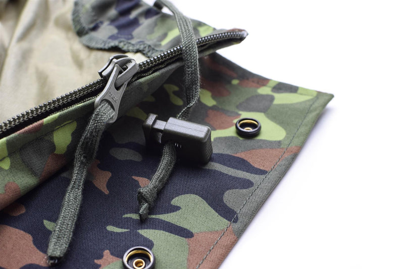 Marka MIL-TEC niemiecka kurtka polowa goretex flecklern camo wodoodporny deszcz