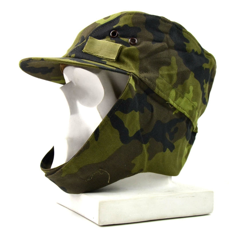 Oryginalna czapka wojskowa armii czeskiej M 95 Camo CZ Field Combat Hat Woodland New