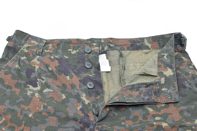 Marka MIL-TEC w stylu wojskowym Stanów Zjednoczonych wstępnie prania Flecklecktarn Camo Ripstop Field Field Shorts