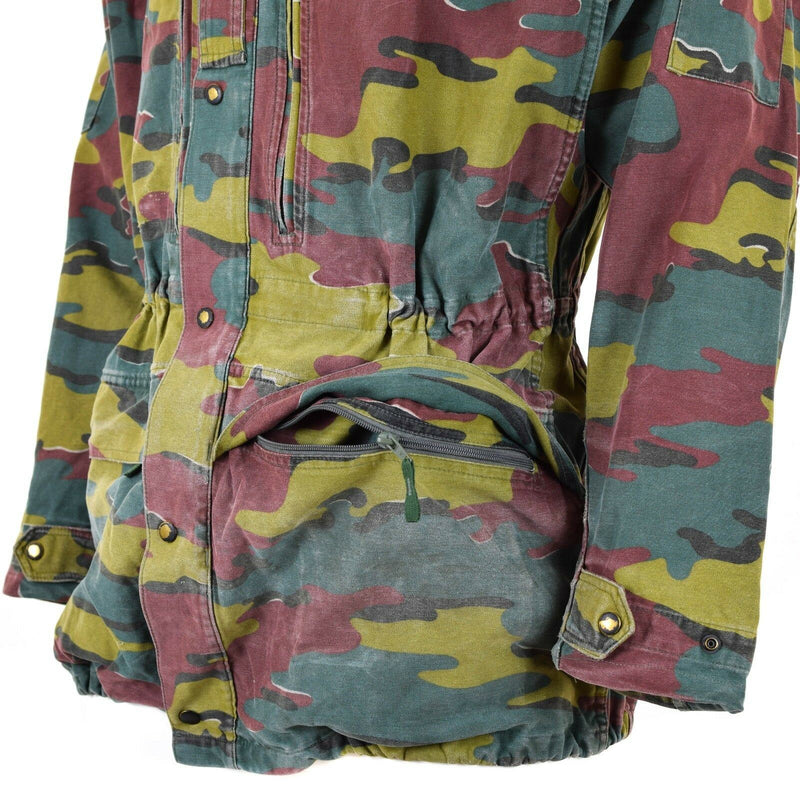 Oryginalny belgijska armia wojskowa M90 Field Jacket Parma Jigsaw Camo SUDRPLUS