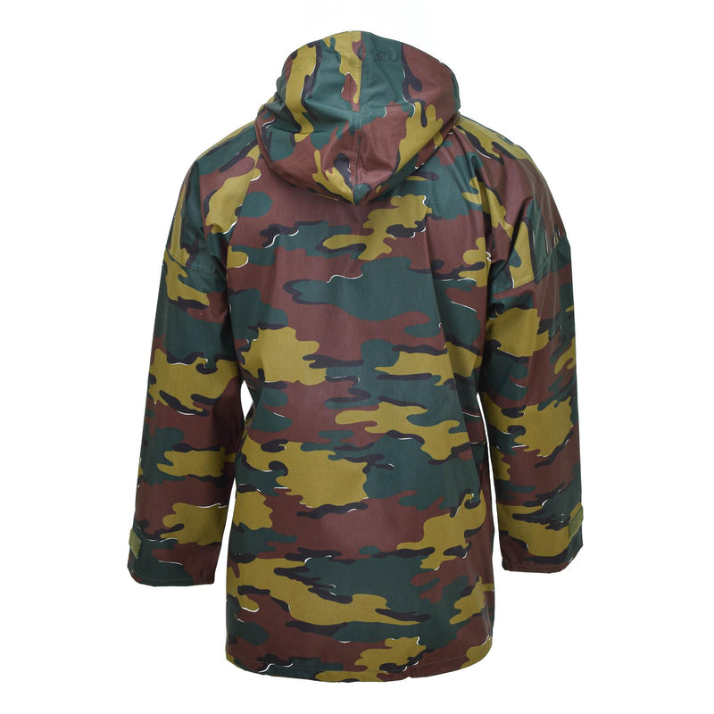 Oryginalna belgijska armia wodoodporna Goretex Seyntex Jacket Jigsaw z kapturem parka nowa