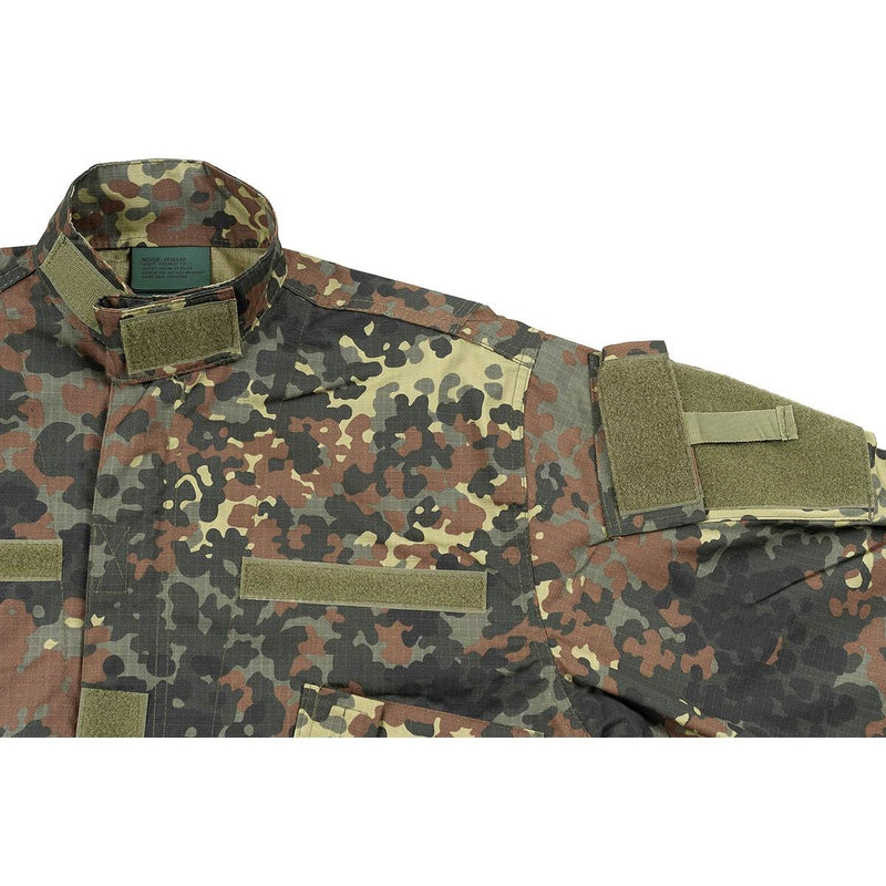 Marka MFH amerykański styl wojskowy kurtka pola mundur flecklecktarn camo ripstop nowy