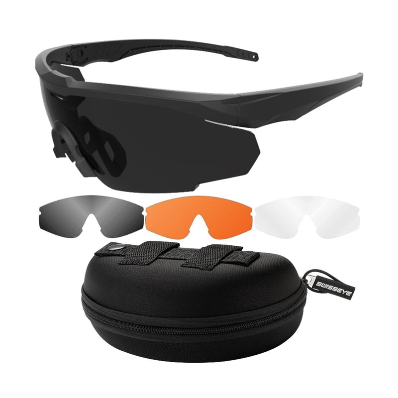 SWISSEYE BLACKHAWK PRO TACTICAL GLASSES Clack Rame Splenine soczewki