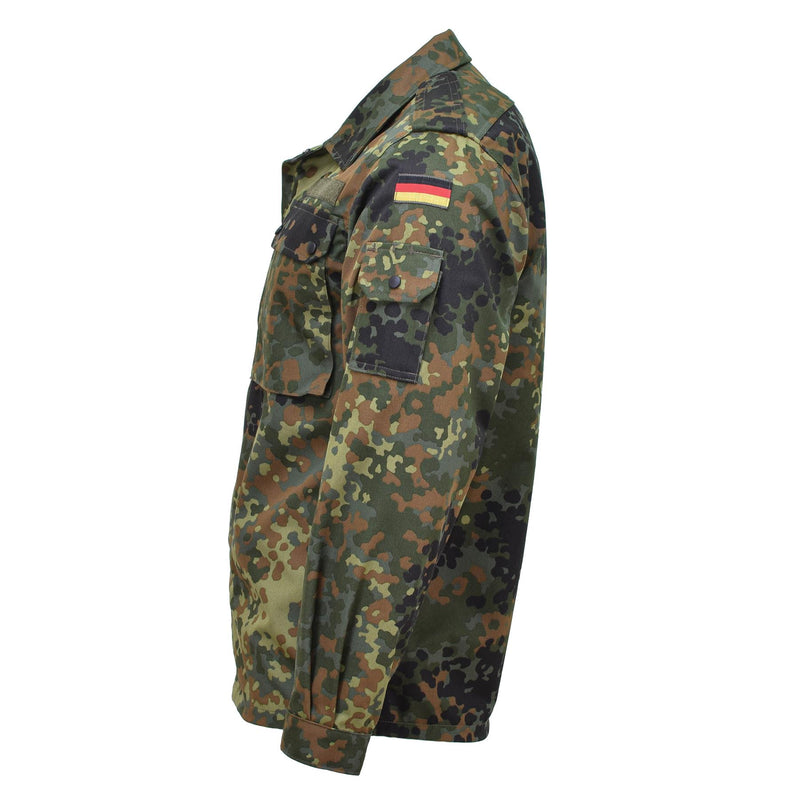 Leo Kohler Taktyczne koszule wojskowe Flecklektarn Camuflage Light Combat Kurtka BW