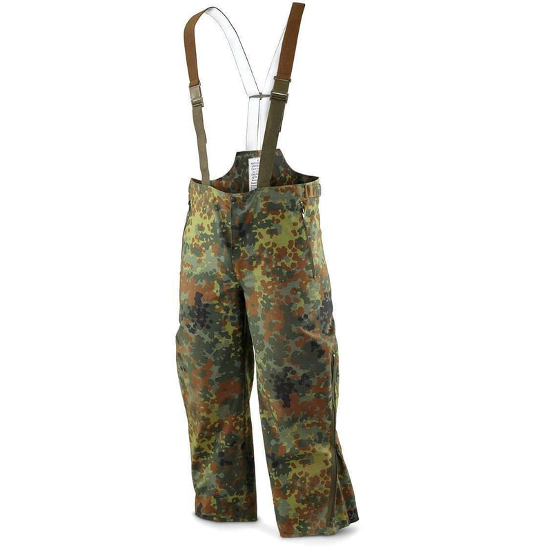 Oryginalne spodnie armii niemieckiej Goretex BIB N BRACE FLCKTARN PANTY Ogólny deszcz