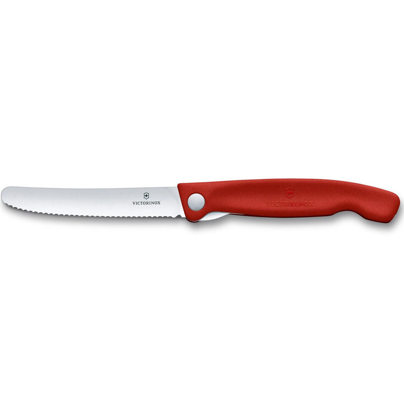 Victorinox Swiss Classic Folding Paring Nóż ze stali nierdzewnej Czerwony