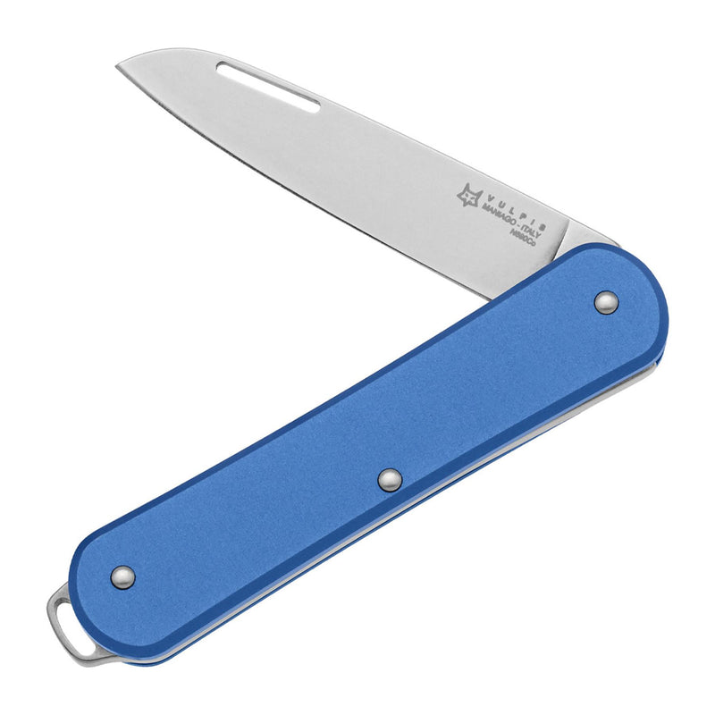 Fox Knives vulpis FX-VP130 SB Składany nóż kieszonkowy stal nierdzewna N690co Blue