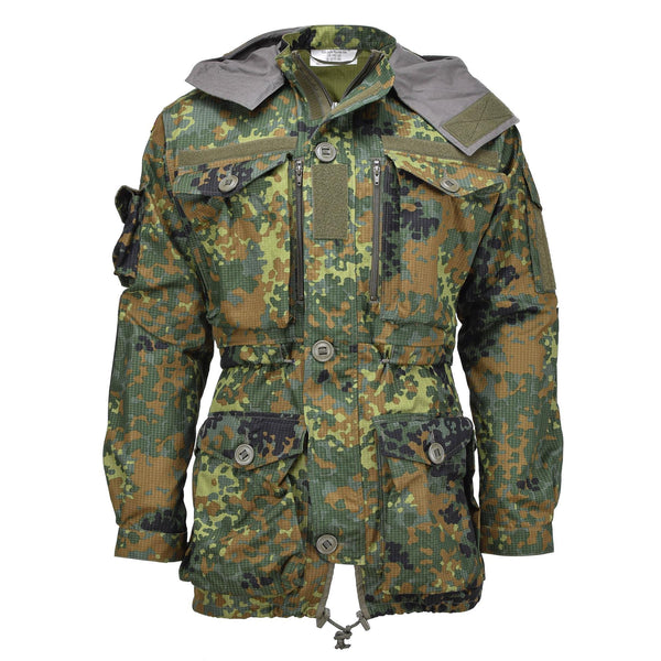 Leo Kohler wojskowy Ripstop Smock Flecklecktarn Camouflage Tactical Cordura