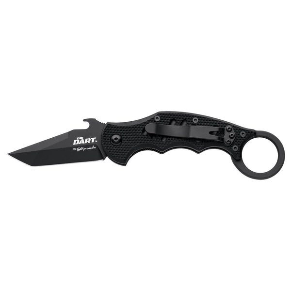 Fox Knives The Dart Tanto Pocket Knife ze stali nierdzewnej N690CO Black Idroglider