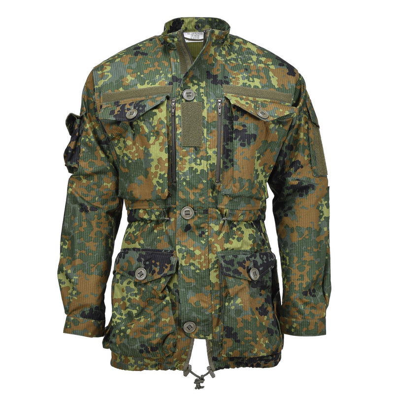 Leo Kohler wojskowy Ripstop Smock Flecklecktarn Camouflage Tactical Cordura