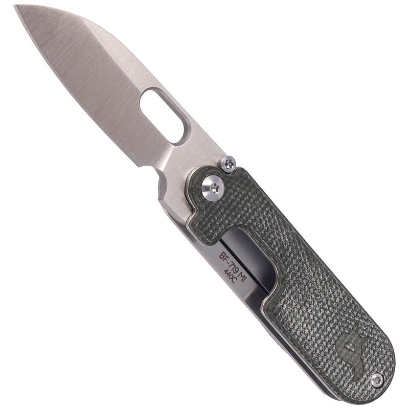 Fox Knives Brand Bean Gen2 Składane kieszonkowe Satinowe Satynowe 440C Stal nierdzewna