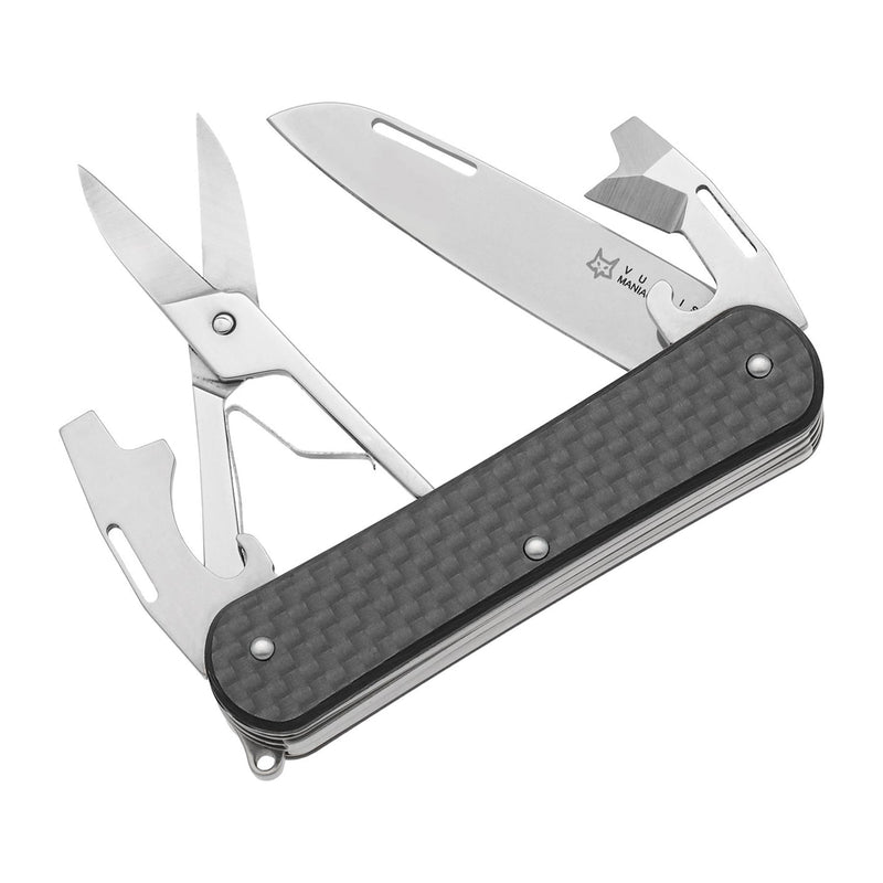 Fox Knives vulpis FX-VP130-F4 CF Multi Tool Cocket Knife stal nierdzewna M390