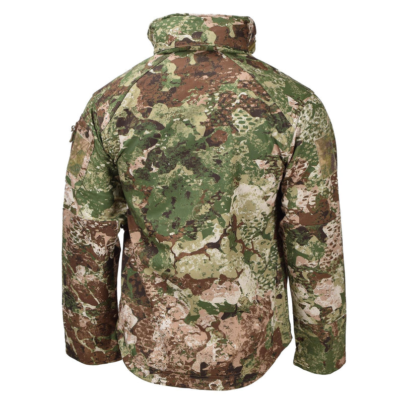 MIL-TEC Army Softshell Tactical Kurtka polarowa wodoodporna 3-warstwowa laminat z kapturem