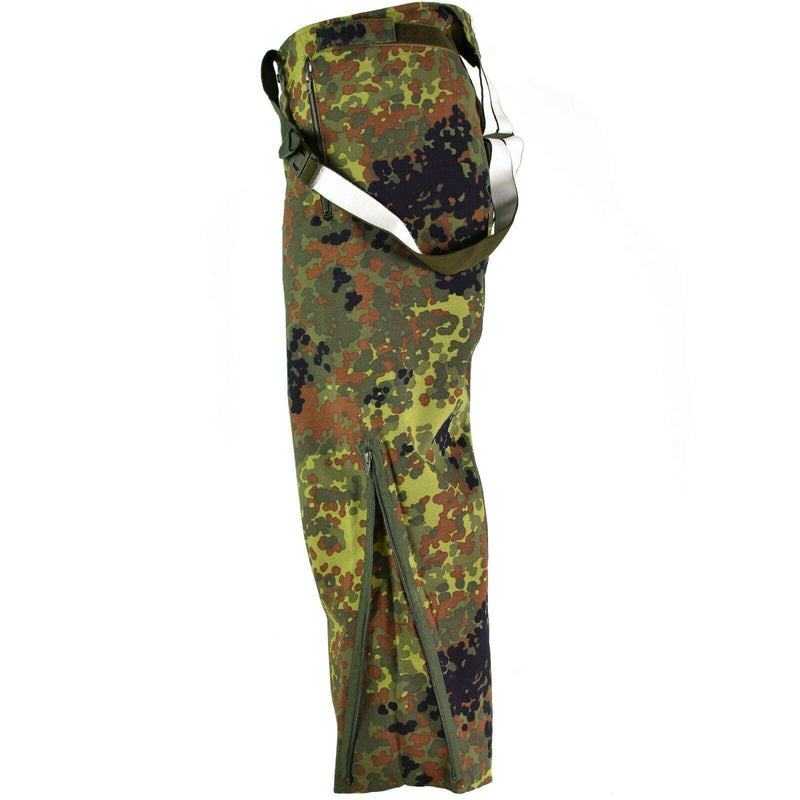 Oryginalne spodnie niemieckie spodnie armii niemieckiej Goretex Bib n Brace Flecktarn