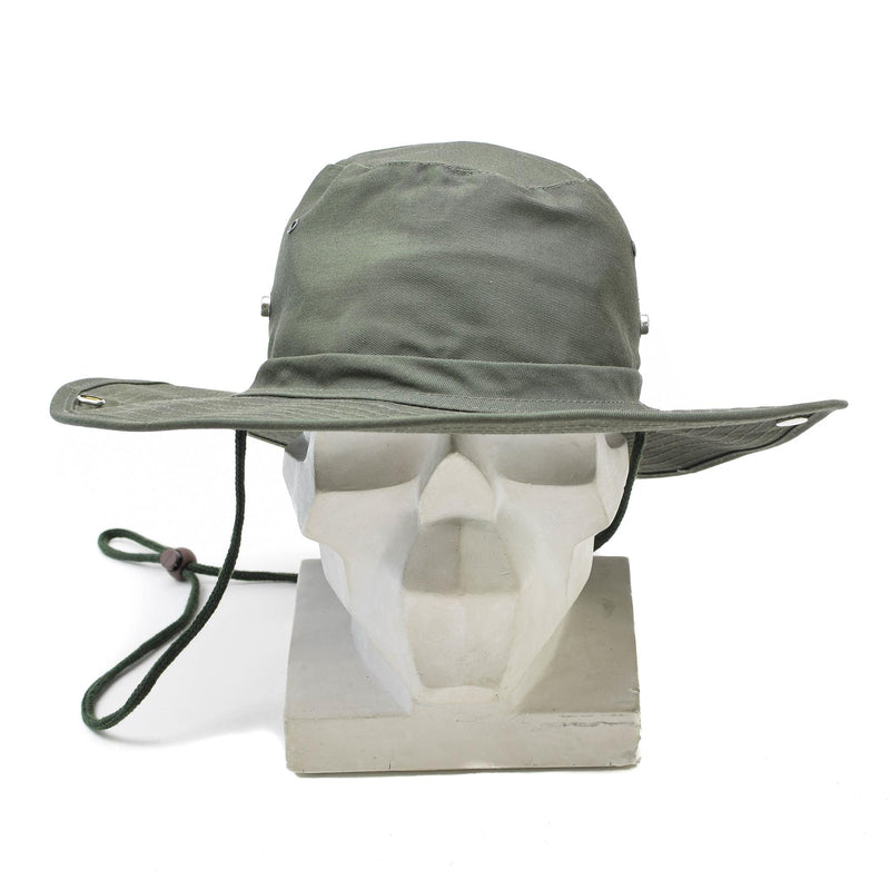 Marka MFH w stylu wojskowym Bush Hat Olive Summer Jungle Panama Bucket Cap