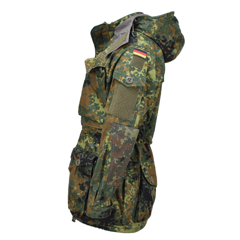 Leo Kohler wojskowy Ripstop Smock Flecklecktarn Camouflage Tactical Cordura