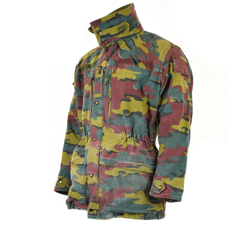 Oryginalny belgijska armia wojskowa M90 Field Jacket Parma Jigsaw Camo SUDRPLUS