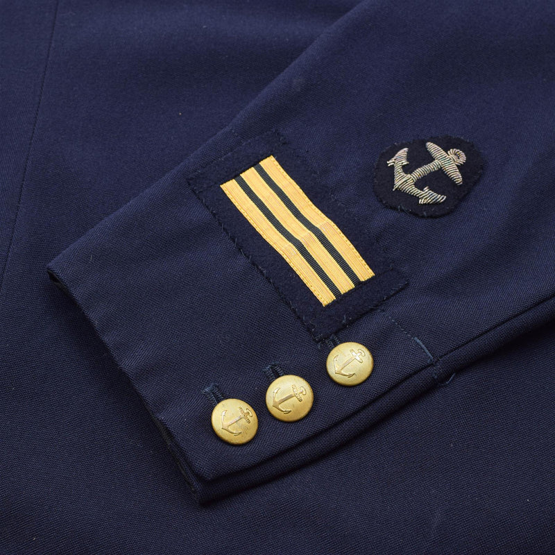 Oryginalne szwedzkie wojskowe koszule Blue Navy Sailors Ubierz formalną koszulę marynarki wojennej