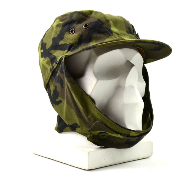 Oryginalna czapka wojskowa armii czeskiej M 95 Camo CZ Field Combat Hat Woodland New