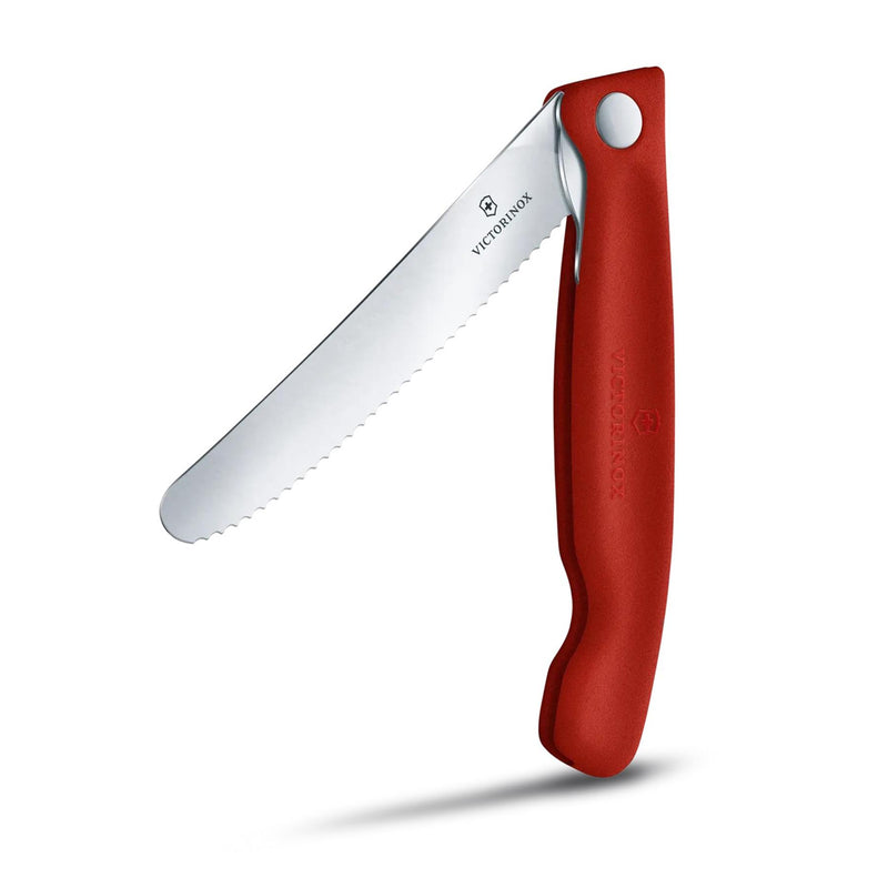 Victorinox Swiss Classic Folding Paring Nóż ze stali nierdzewnej Czerwony