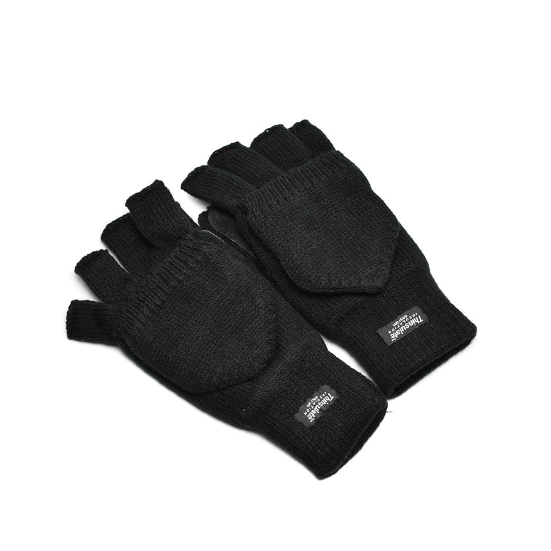 Brand Thinsulate Finger Mittens Rękawiczki zimowe czarne oliwki od