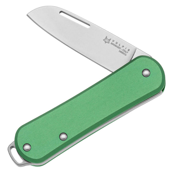 Fox Knives vulpis FX-VP108 OD Składający nóż kieszonkowy stal nierdzewna N690CO Green