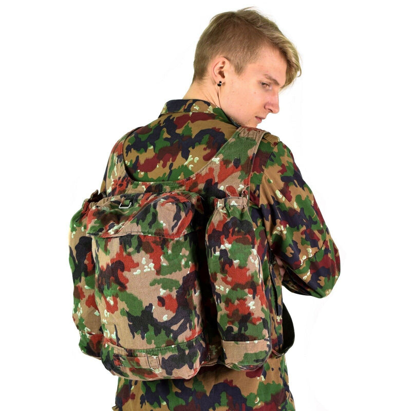 Prawdziwy szwajcarski plecak szwajcarski Szwajcaria Alpen Camo Sniper Rucksack W.