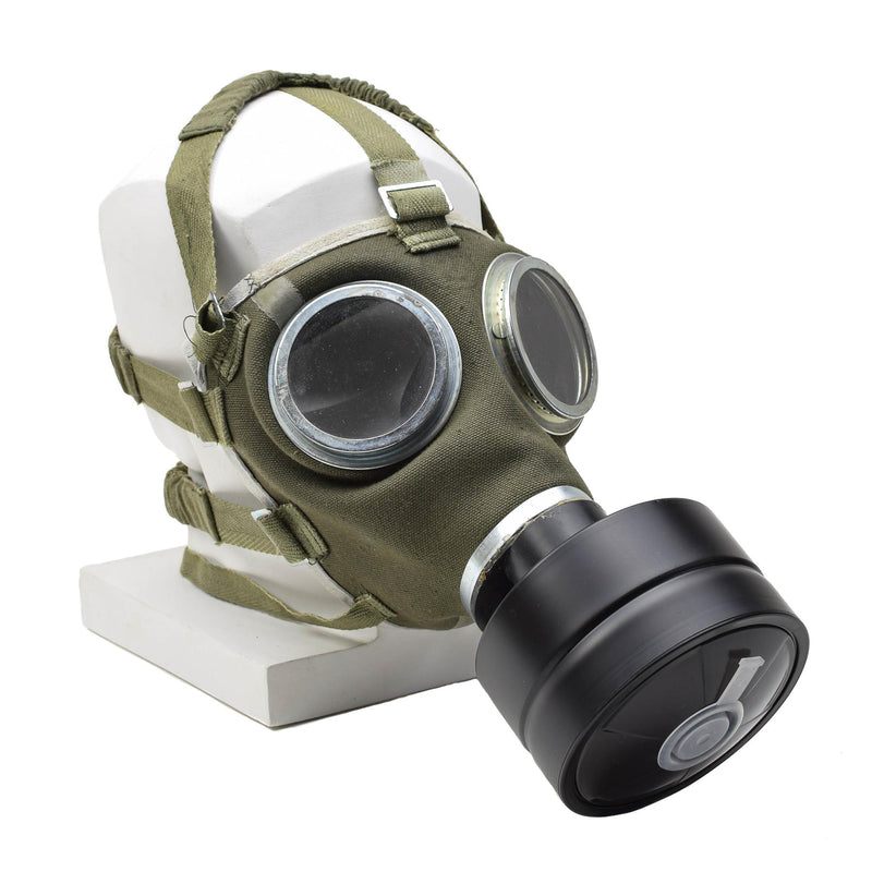 Oryginalna węgierska maska ​​gazowa wojskowa M67 Respirator Ochrona twarzy Vintage Army