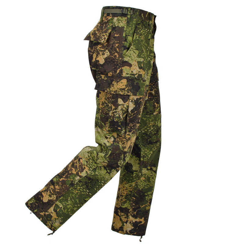 MIL-TEC Military US BDU Field Pants R/S Spodary Kamuflaż Regulowany talia