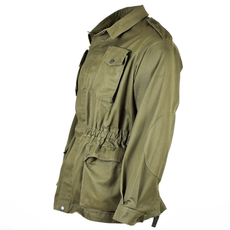 Oryginalny Włoski Olive Green Jacket Shirt Wojskowe BDU Wydanie nadwyżki