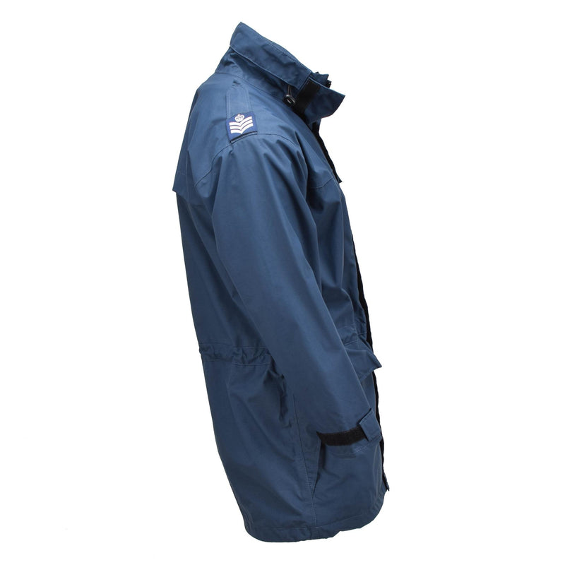 Oryginalna brytyjska królewskie siły powietrzne kurtka deszczowa Goretex RAF Wet Weather Coat