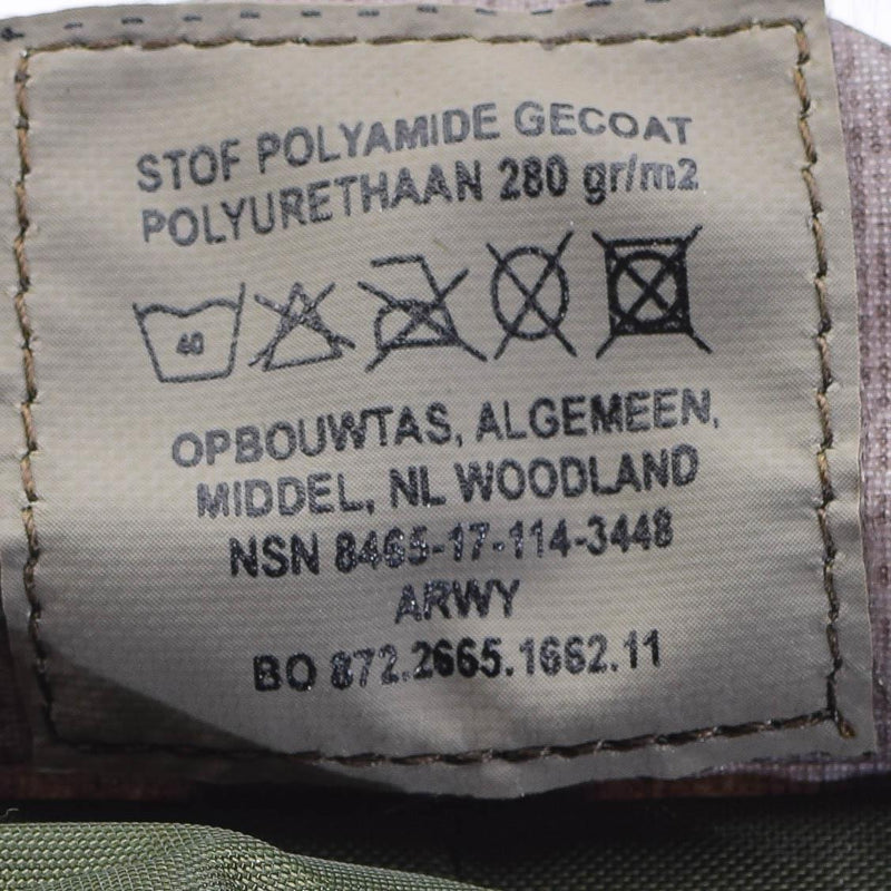 Oryginalne holenderskie wojskowe uniwersalne zamykanie butyka Molle Molle DPM Soft Shell Nowa