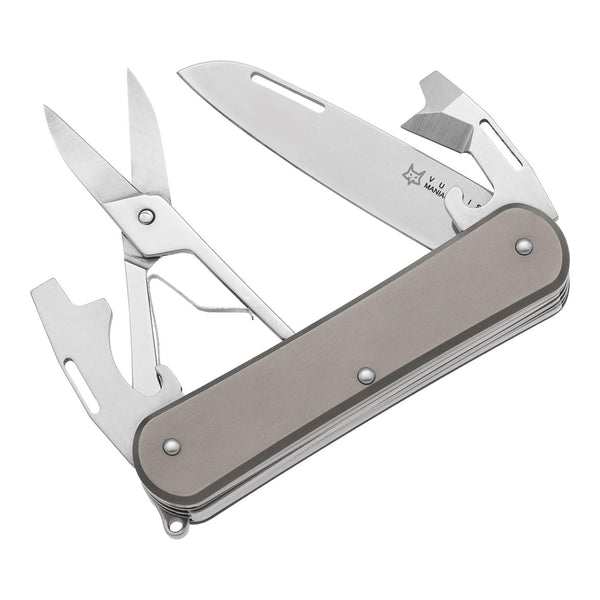 Fox Knives vulpis FX-VP130-F4 TI Multi Tool Pocket Nóż ze stali nierdzewnej M390