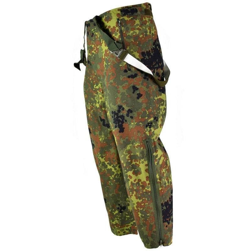 Oryginalne spodnie niemieckie spodnie armii niemieckiej Goretex Bib n Brace Flecktarn