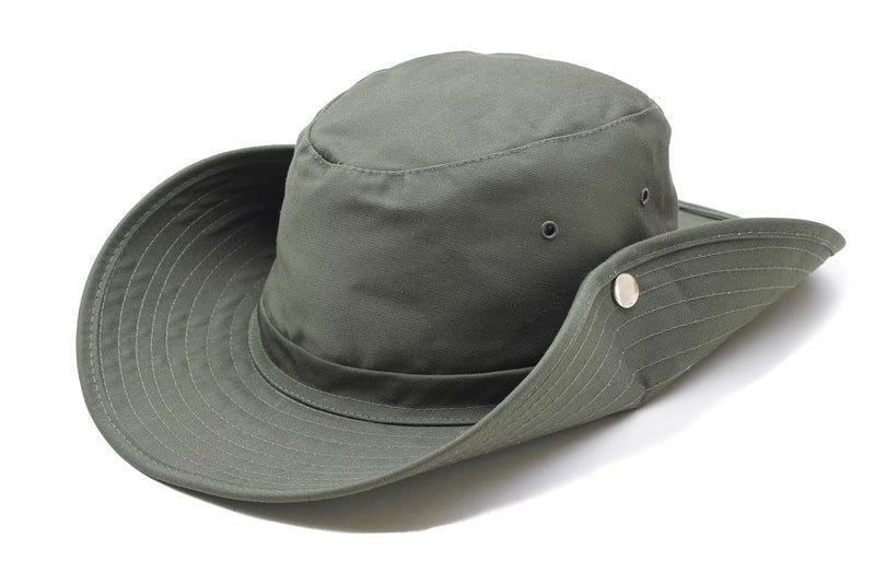 Marka MFH w stylu wojskowym Bush Hat Olive Summer Jungle Panama Bucket Cap