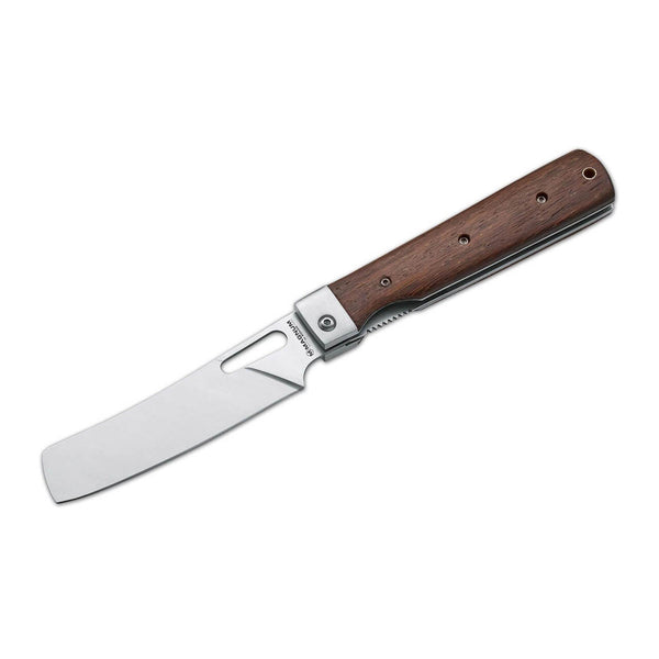 Boker Outdoor Cuisine III Nakiri Blade Solding Knife 7cr17mov Steel Tulipwood