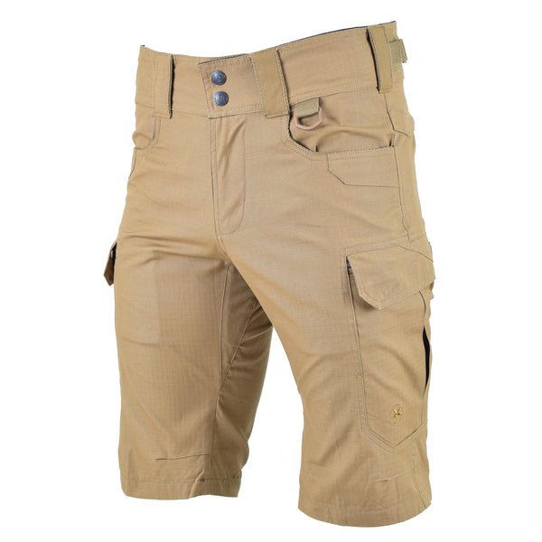 MFH marka styl wojskowy Bermuda Shorts Coyote Solidne bawełniane ripstop mundur nowy