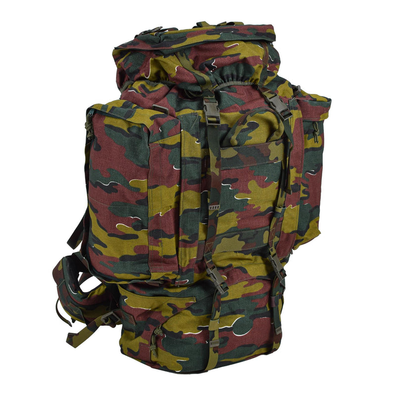 Oryginalna belgijska wojskowa 120L taktyczna plecak Jigsaw Camo Waterproof Work Nowa