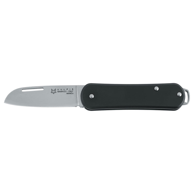 Fox Knives vulpis FX-VP108 BK Składany nóż kieszonkowy stal nierdzewna N690CO Black