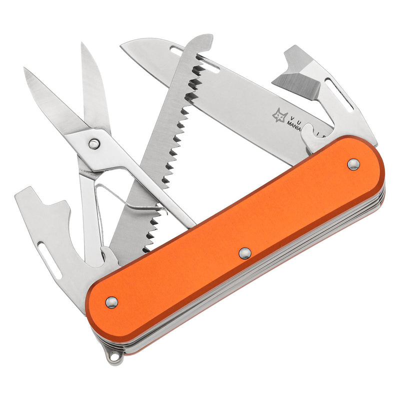 Fox Knives vulpis FX-VP130-SF5 lub Multi Tool Knife N690CO Steel Blade Orange