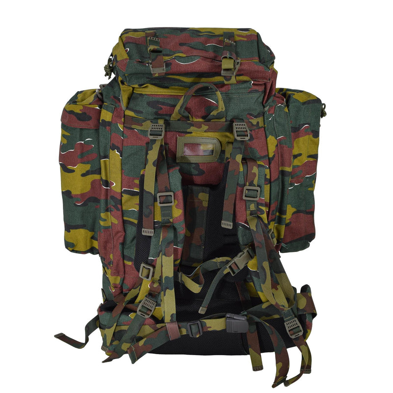 Oryginalna belgijska wojskowa 120L taktyczna plecak Jigsaw Camo Waterproof Work Nowa