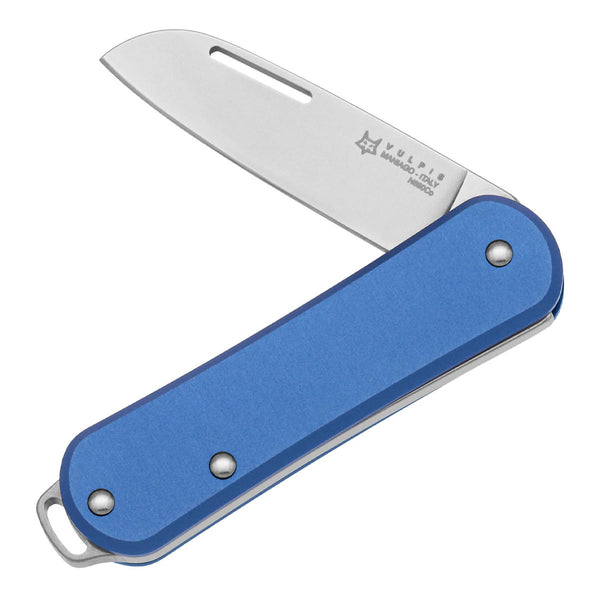 Fox Knives vulpis FX-VP108 SB SŁUKANIE KIECIKA STALOWA STALIM STEAL FORME N690CO BLUE